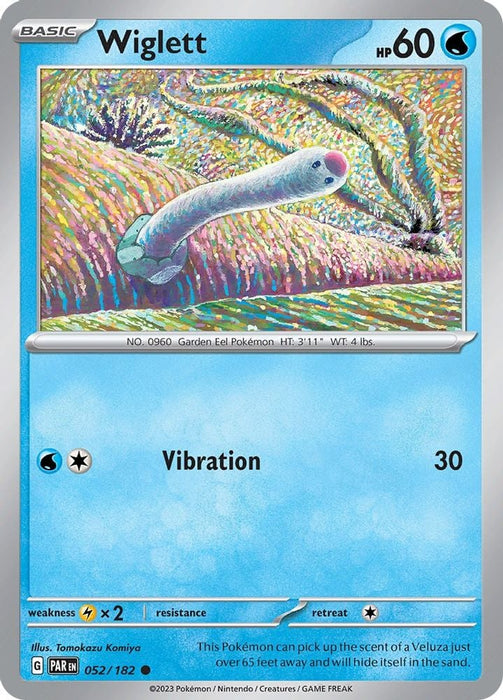 Wiglett 052 182 (#052/182) (SV04: Paradox Rift) Near Mint Reverse Holofoil