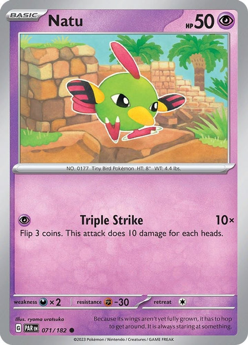 Natu (#071/182) (SV04: Paradox Rift) Near Mint