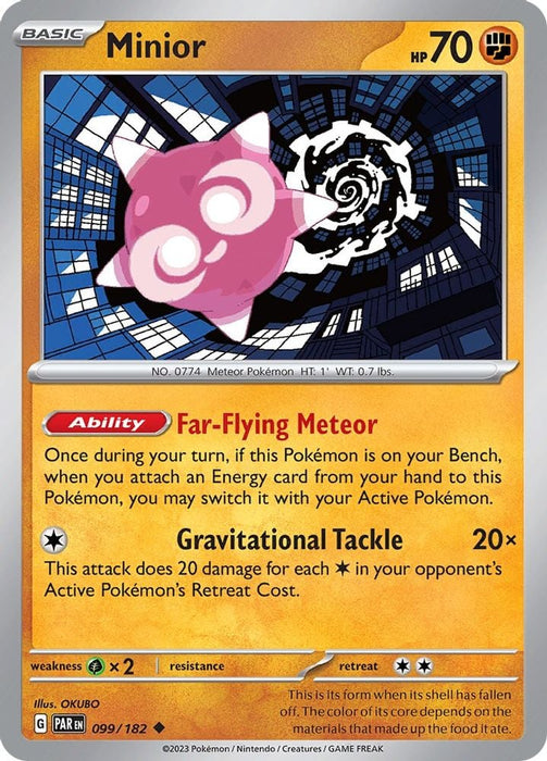 Minior 099 182 (#099/182) (SV04: Paradox Rift) Near Mint