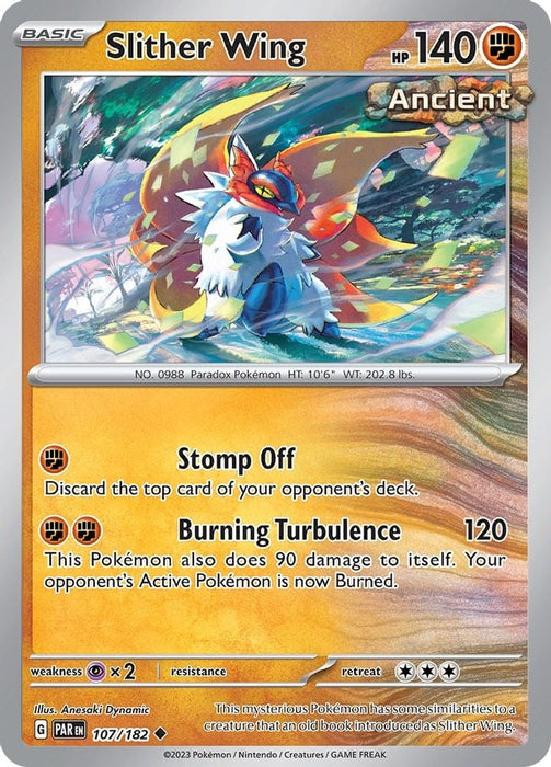 Slither Wing 107 182 (#107/182) (SV04: Paradox Rift) Near Mint