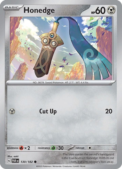 Honedge 130 182 (#130/182) (SV04: Paradox Rift)