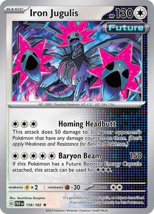 Iron Jugulis 158 182 (#158/182) (SV04: Paradox Rift) Near Mint Holofoil