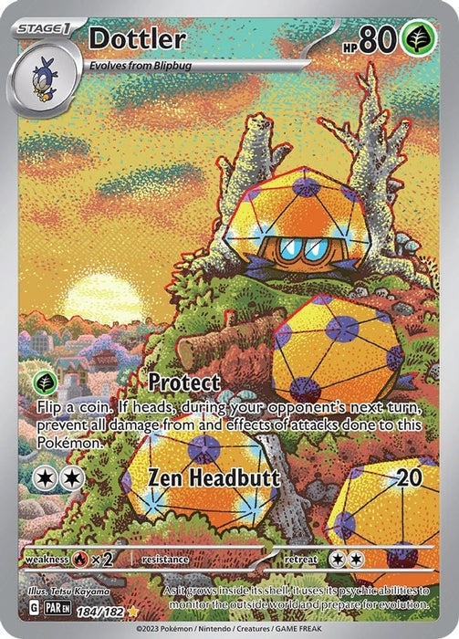 Dottler 184 182 (#184/182) (SV04: Paradox Rift) Near Mint Holofoil