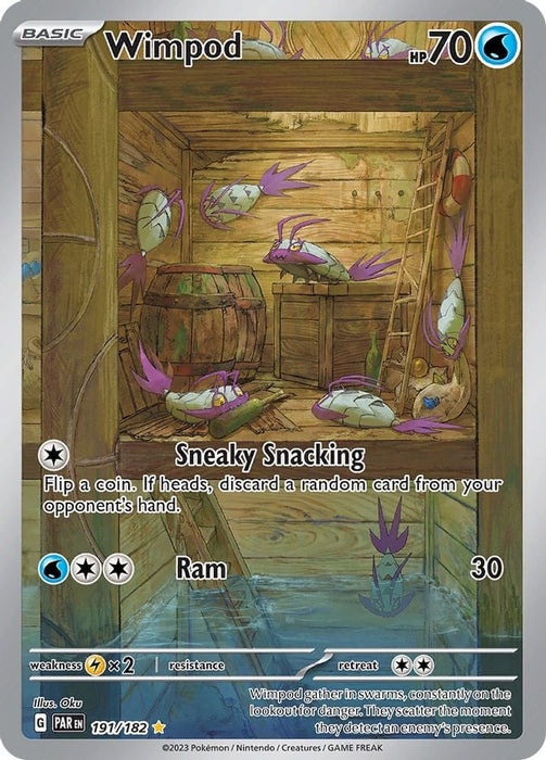 Wimpod 191 182 (#191/182) (SV04: Paradox Rift) Near Mint Holofoil
