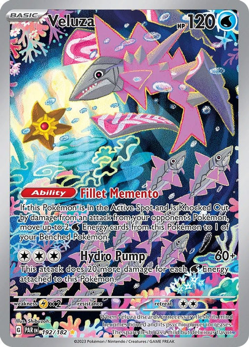 Veluza 192 182 (#192/182) (SV04: Paradox Rift) Near Mint Holofoil