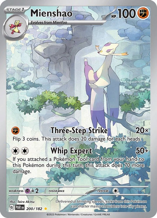 Mienshao - 200/182 (#200/182) (SV04: Paradox Rift) Near Mint Holofoil