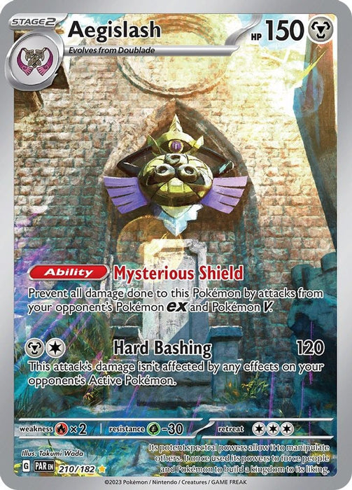 Aegislash 210 182 (#210/182) (SV04: Paradox Rift) Near Mint Holofoil