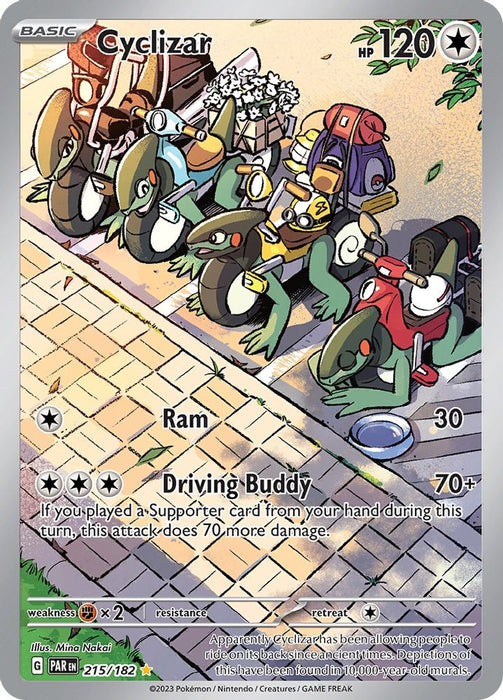Cyclizar - 215/182 (#215/182) (SV04: Paradox Rift) Near Mint Holofoil