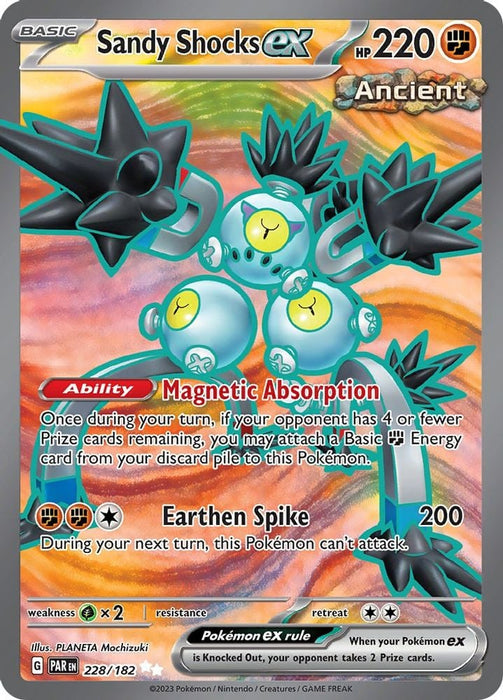 Sandy Shocks ex 228 182 (#228/182) (SV04: Paradox Rift) Near Mint Holofoil