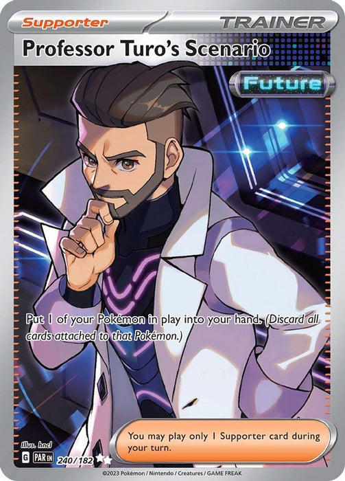 Professor Turos Scenario 240 182 (#240/182) (SV04: Paradox Rift) Near Mint Holofoil
