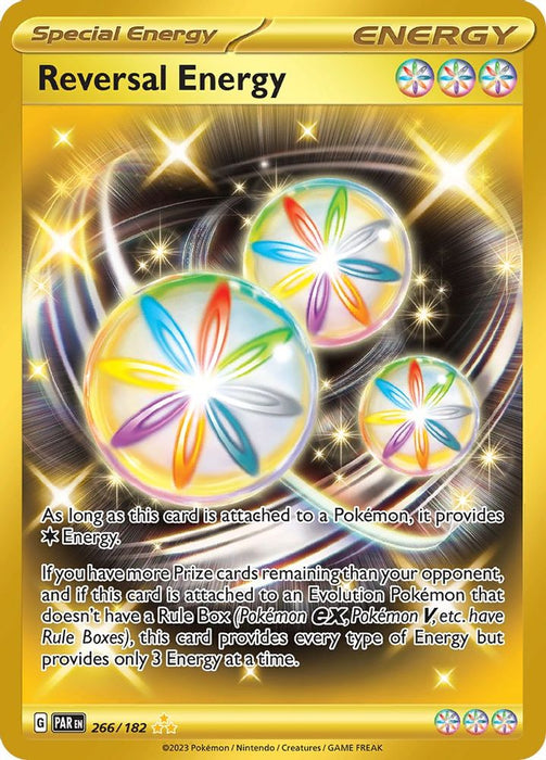 Reversal Energy - 266/182 (#266/182) (SV04: Paradox Rift) Near Mint Holofoil