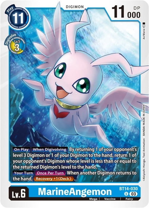 MarineAngemon (#BT14-030 U) (Blast Ace) Near Mint