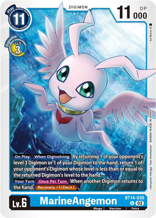 Image for MarineAngemon (BT14-030 U) - Digimon Card Game