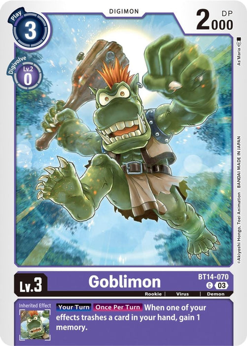 Goblimon (#BT14-070 C) (Blast Ace) Near Mint