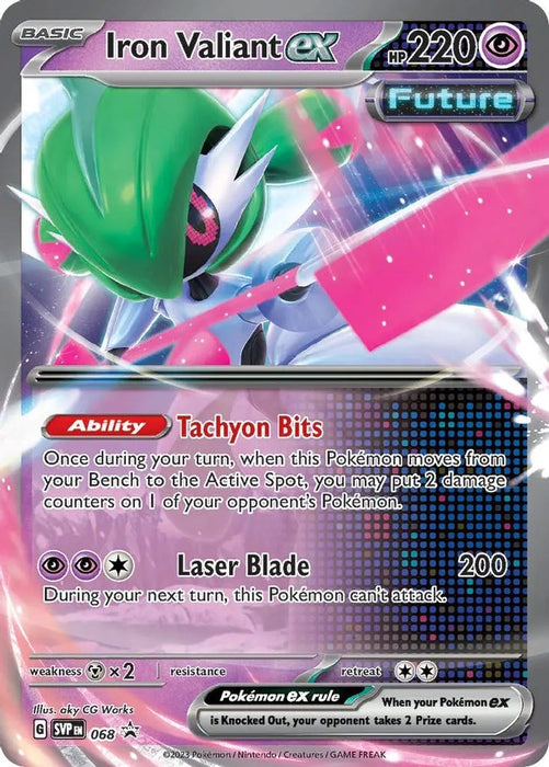 Iron Valiant ex - 068 (#068) (SV: Scarlet & Violet Promo Cards) Near Mint Holofoil