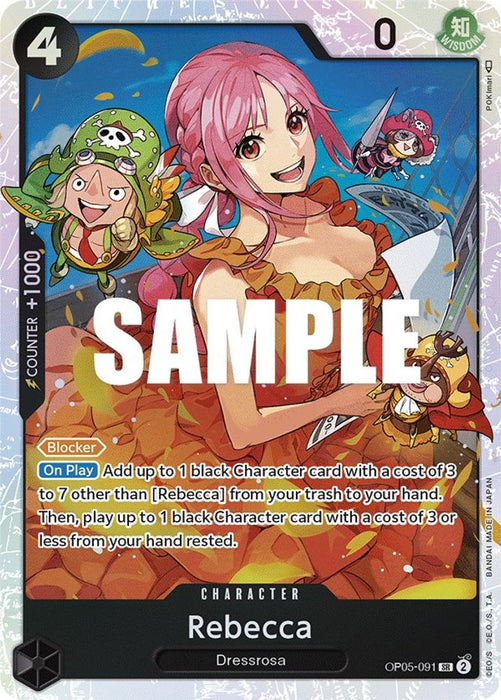 Rebecca (#OP05-091) (Awakening of the New Era) Near Mint Foil