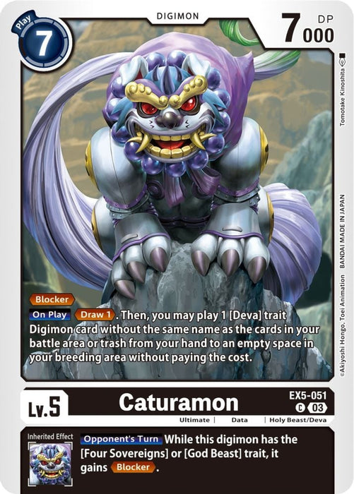 Caturamon (#EX5-051 C) (Animal Colosseum) Near Mint