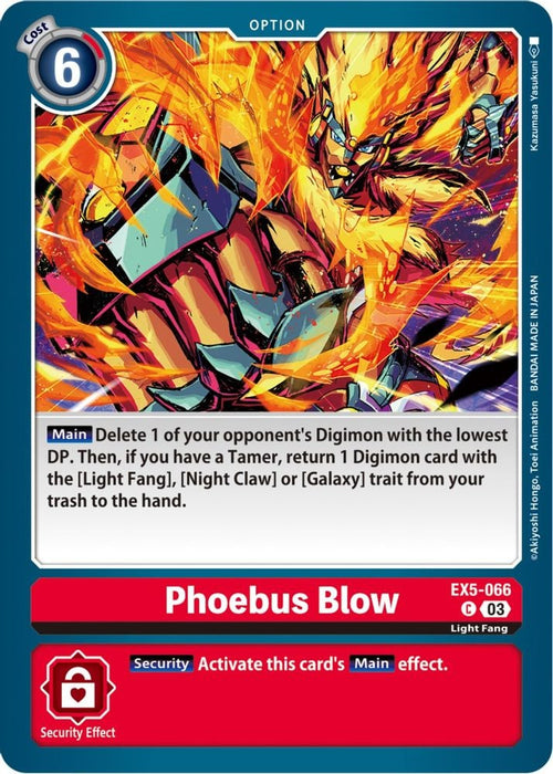 Phoebus Blow (#EX5-066 C) (Animal Colosseum) Near Mint