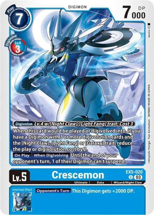 Crescemon (#EX5-020 U) (Animal Colosseum) Near Mint