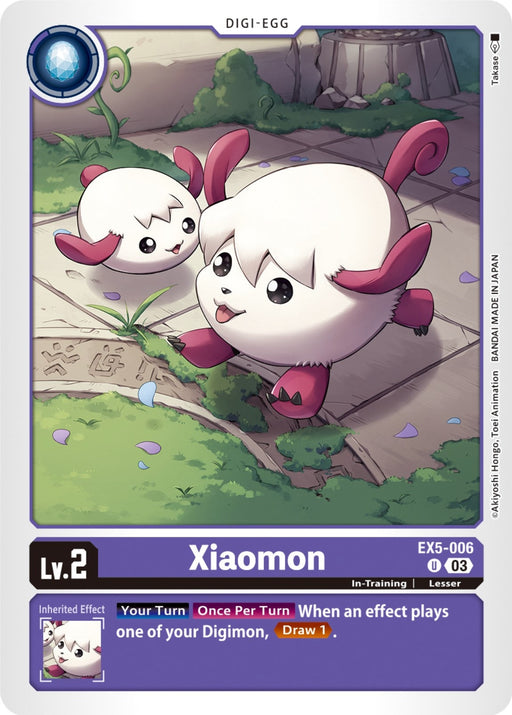 Image for Xiaomon (EX5-006 U) - Digimon Card Game
