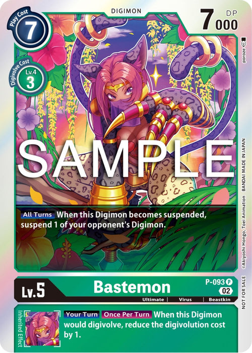 Image for Bastemon - P-093 (3rd Anniversary Update Pack) (P-093 P) - Digimon Card Game