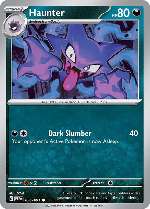 Haunter (#056/091) (SV: Paldean Fates)