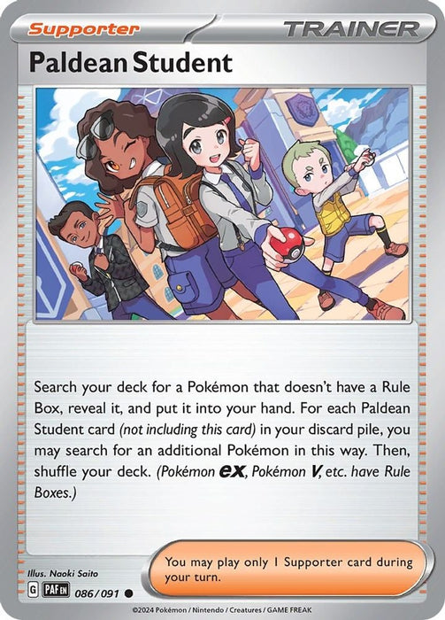 Paldean Student 086 091 (#086/091) (SV: Paldean Fates)