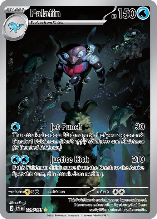 Palafin 225 091 (#225/091) (SV: Paldean Fates) Near Mint Holofoil