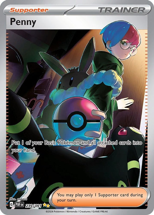 Penny (#239/091) (SV: Paldean Fates) Near Mint Holofoil