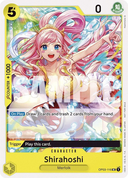 Shirahoshi (Tournament Pack Vol. 6) (#OP03-116) (One Piece Promotion Cards) Near Mint