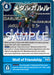 Image for Wolf of Friendship (BT15-091 U) - Digimon Card Game