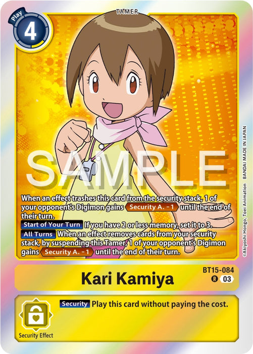 Image for Kari Kamiya (BT15-084 R) - Digimon Card Game
