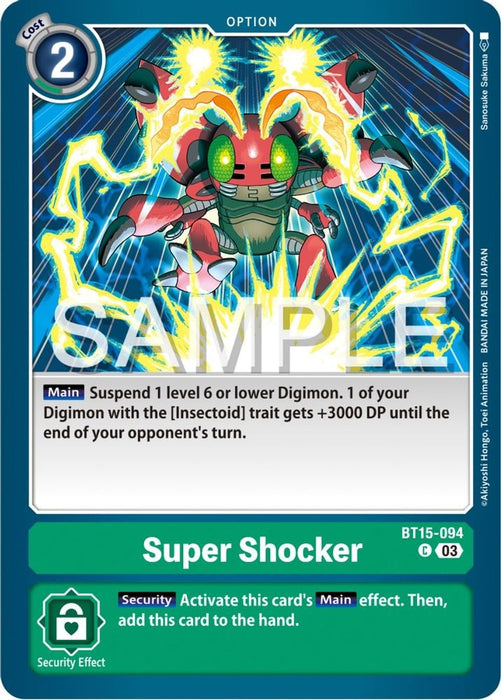 Super Shocker (#BT15-094 C) (Exceed Apocalypse) Near Mint