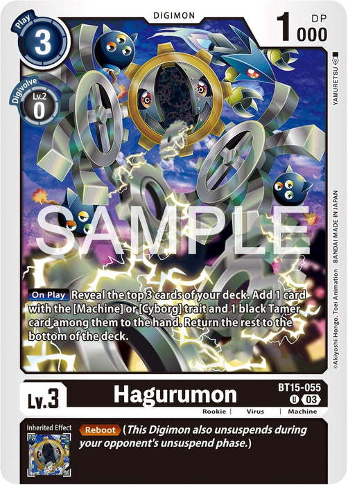 Image for Hagurumon (BT15-055 U) - Digimon Card Game