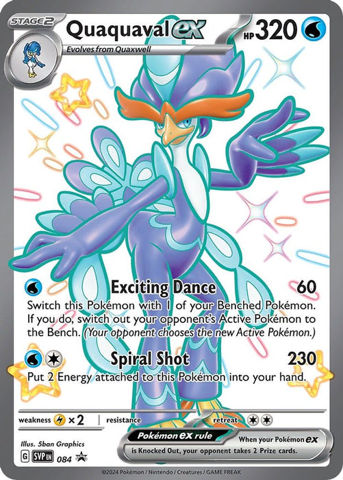 Quaquaval ex - 084 (#084) (SV: Scarlet & Violet Promo Cards) Near Mint Holofoil
