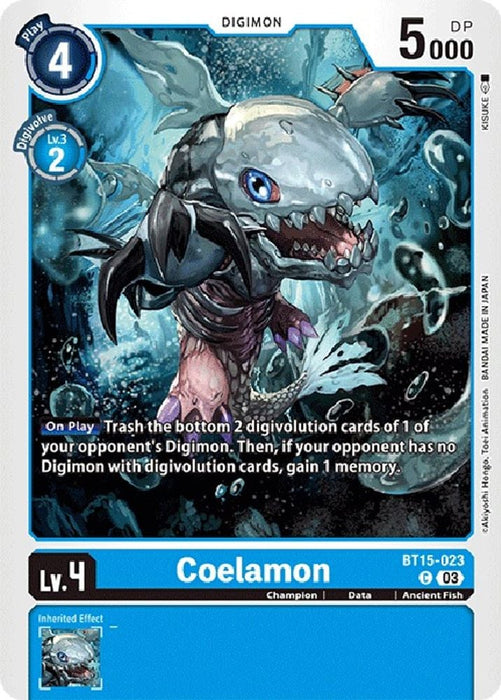 Coelamon (#BT15-023 U) (Exceed Apocalypse) Near Mint
