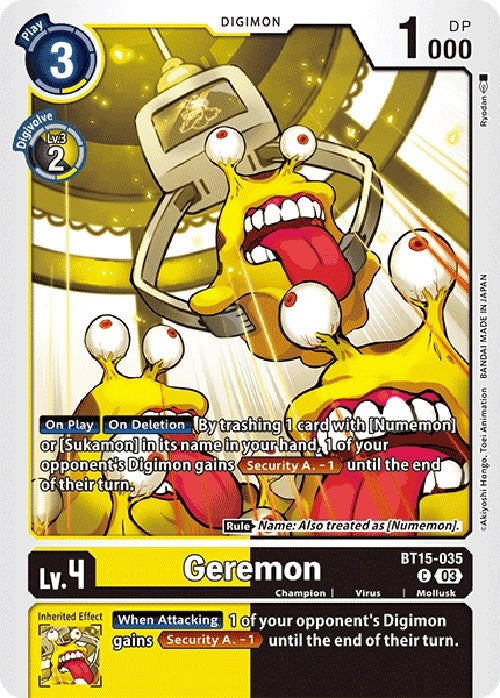 Image for Geremon (BT15-035 C) - Digimon Card Game