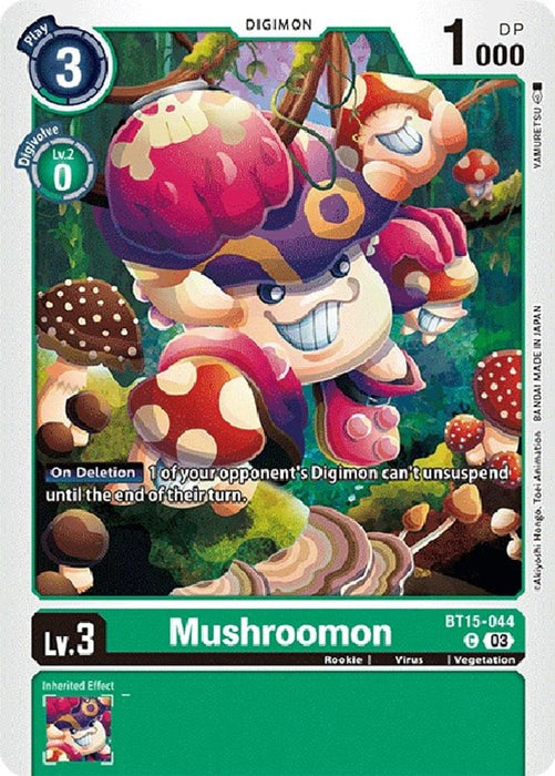 Mushroomon (#BT15-044 C) (Exceed Apocalypse) Near Mint