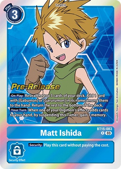 Matt Ishida (#BT15-083 R) (Exceed Apocalypse Pre-Release Cards)