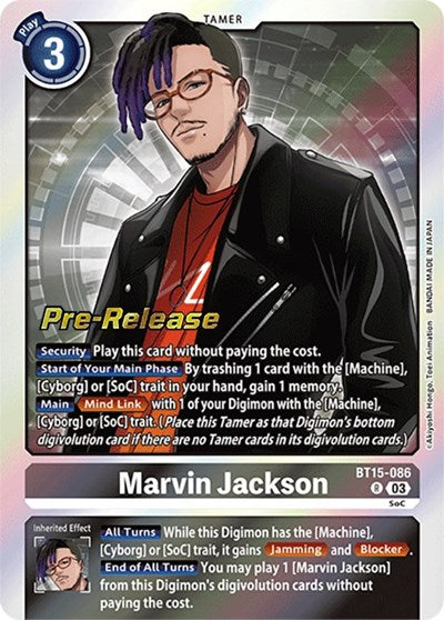 Marvin Jackson (#BT15-086 R) (Exceed Apocalypse Pre-Release Cards)