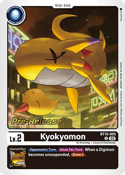 Kyokyomon (#BT15-005 U) (Exceed Apocalypse Pre-Release Cards)