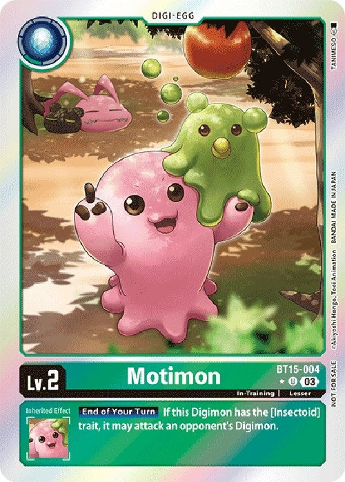 Image for Motimon (Exceed Apocalypse Box Promotion Pack) (BT15-004 U) - Digimon Card Game