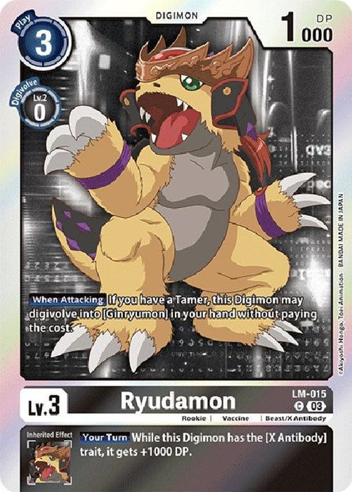 Ryudamon (English Exclusive) (#LM-015 C) (Exceed Apocalypse) Near Mint Foil
