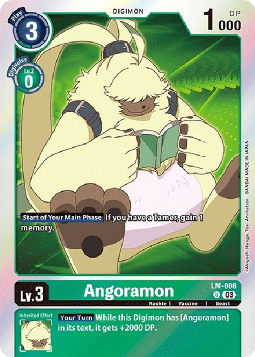 Angoramon (English Exclusive) (#LM-008 U) (Exceed Apocalypse) Near Mint Foil