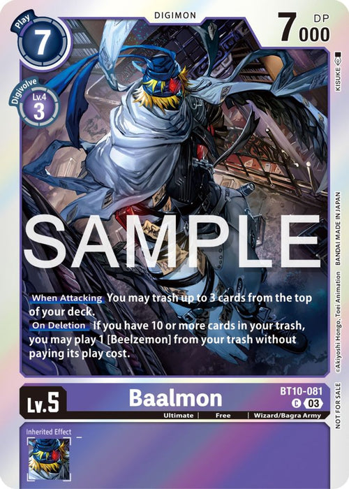 Baalmon (Winner Pack -Exceed Apocalypse-) (#BT10-081 C) (Xros Encounter) Near Mint Foil