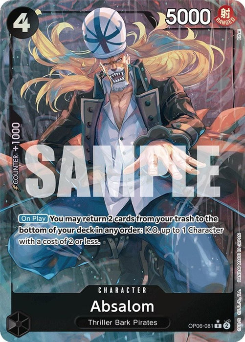 Absalom Alternate Art (#OP06-081) (Wings of the Captain) Near Mint Foil