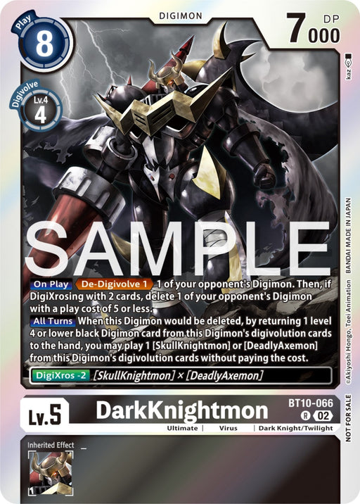 Image for DarkKnightmon (Event Pack 6) (BT10-066 R) - Digimon Card Game