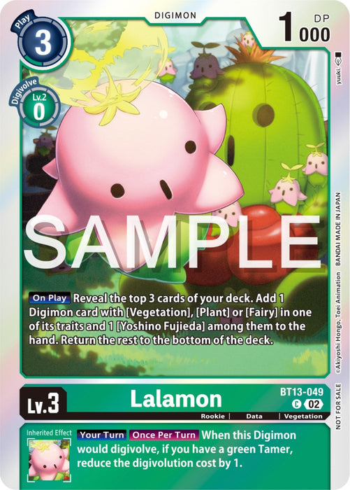 Image for Lalamon (Event Pack 6) (BT13-049 C) - Digimon Card Game