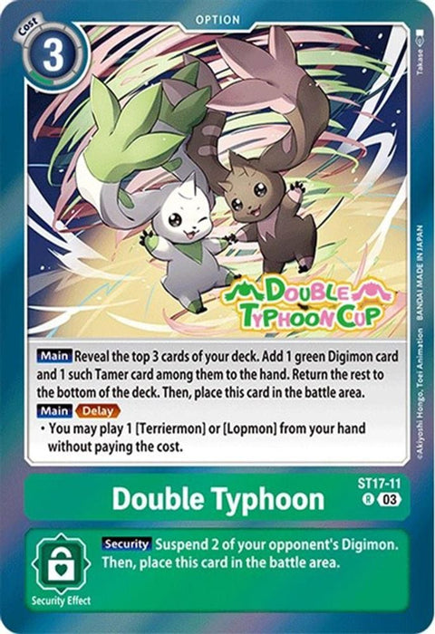 Double Typhoon (#ST17-11 R) (Starter Deck 17: Double Typhoon Advanced Deck Set Pre-Release Cards) Near Mint Foil
