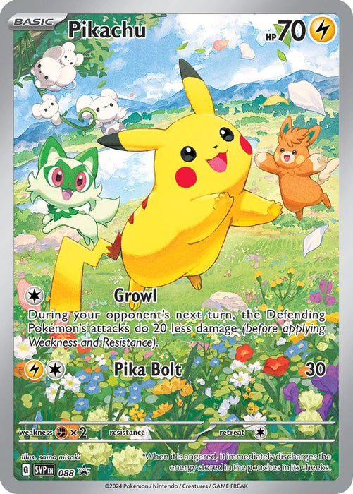 Pikachu - 088 (#088) (SV: Scarlet & Violet Promo Cards) Near Mint Holofoil
